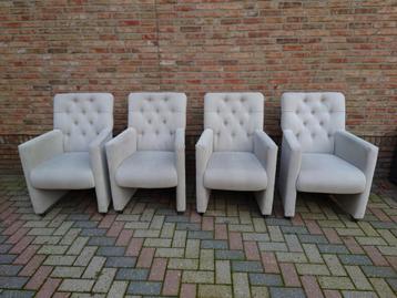 4 Urban Sofa Toulouse Eetkamerstoelen - Wit/Creme beschikbaar voor biedingen