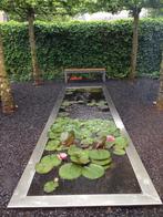Mooie RVS vijverbak 5m x 1.4m x 0,82m, Tuin en Terras, Ophalen, Gebruikt