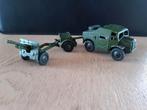 Dinky Toys Army 688 Field Artillery Tractor + 686 +687 (697), Ophalen of Verzenden, Gebruikt, Auto, Dinky Toys