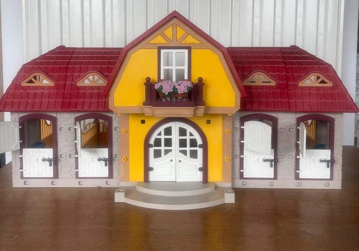 Playmobil manege country (5221), Kinderen en Baby's, Speelgoed | Playmobil, Zo goed als nieuw, Los playmobil, Ophalen of Verzenden