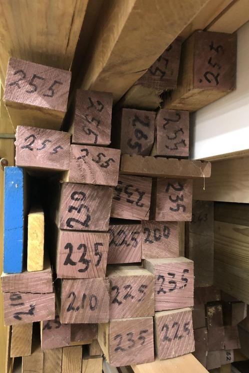 Te koop Frans eiken meubelhout diverse lengtes en afmetingen, Doe-het-zelf en Verbouw, Plinten en Afwerking, Nieuw, Eiken, Ophalen