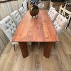 Bruuts Eettafel Eclipse, jonge rand, Huis en Inrichting, Tafels | Eettafels, Ophalen, Rond, 50 tot 100 cm, Zo goed als nieuw