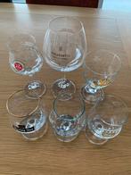 Restpartij diverse bierglazen, Ophalen of Verzenden, Gebruikt