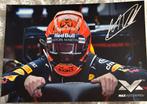 Gesigneerde Max Verstappen Foto, Verzamelen, Ophalen of Verzenden, Zo goed als nieuw, Formule 1