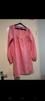 Dept linnen jurk Ibiza style, Maat 42/44 (L), Ophalen of Verzenden, Zo goed als nieuw, Roze