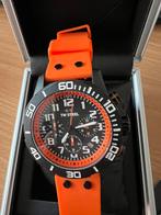 Tw heren horloge oranje, Sieraden, Tassen en Uiterlijk, Horloges | Heren, Ophalen, Zo goed als nieuw, Overige merken