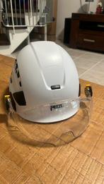 Petzel helm met vizier, Doe-het-zelf en Verbouw, Veiligheidshelmen, Ophalen of Verzenden, Met vizier, Nieuw