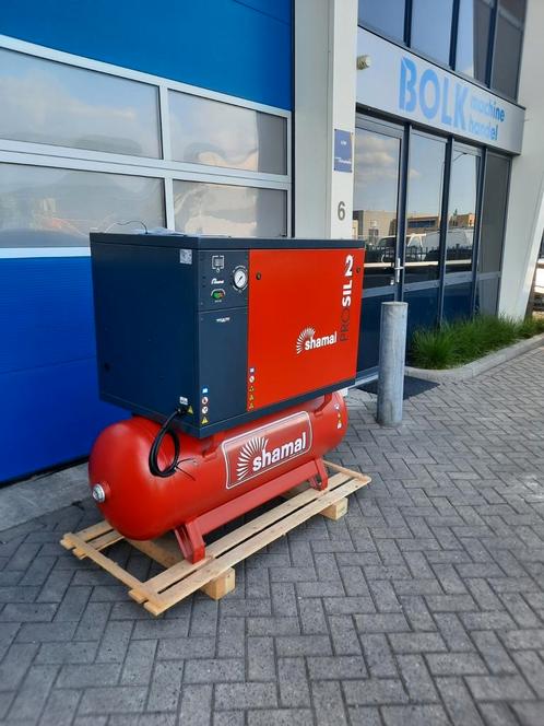 Shamal 5.5 pk/270ltr 10Bar Silent Compressor 380V ITALIË!, Doe-het-zelf en Verbouw, Compressors, Nieuw, 6 tot 10 bar, 100 liter of meer