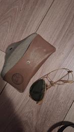 Oude Ray-Ban Zonnebril met Leren Hoes, Sieraden, Tassen en Uiterlijk, Zonnebrillen en Brillen | Heren, Gebruikt, Zonnebril, Overige kleuren
