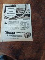 Advertentie van Hevea band Heveadorp 1957, Ophalen of Verzenden, Zo goed als nieuw, Overige typen