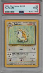 Raticate Psa 9 Base set unlimited, Ophalen of Verzenden