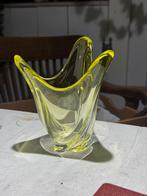 Groene Val Saint Lambert Vaas, Antiek en Kunst, Antiek | Glas en Kristal, Ophalen of Verzenden