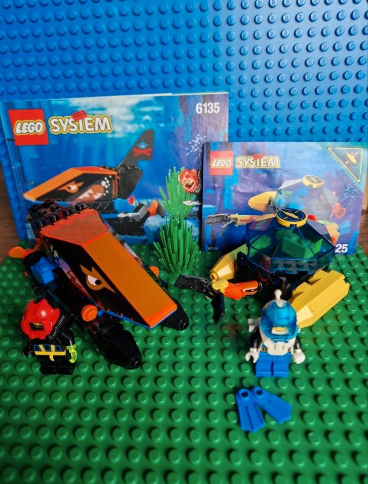 LEGO SYSTEM, 2 leuke onderwater sets., Kinderen en Baby's, Speelgoed | Duplo en Lego, Zo goed als nieuw, Ophalen of Verzenden