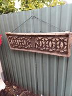 Antiek  grote houten ornament/ paneel primitieve wark  hout, Ophalen of Verzenden
