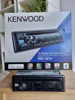 Kenwood-361U USB/CD-Receiver met subwooferbox, Auto diversen, Ophalen, Gebruikt