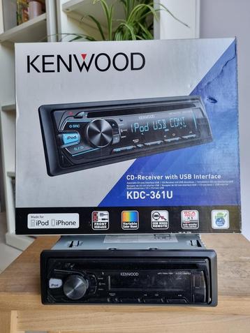 Kenwood-361U USB/CD-Receiver met subwooferbox  beschikbaar voor biedingen