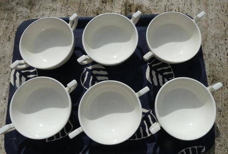 Blokker Recamier 6 x Soepkommen Serveerschaal, Huis en Inrichting, Keuken | Servies, Nieuw, Bord(en), Wedgwood, Aardewerk, Ophalen of Verzenden