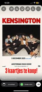 3 kaartjes voor kensington 3 December!, Tickets en Kaartjes, Twee personen, December