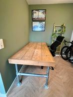 Tafel / Bureau / Werkbank / steigerhout, Ophalen, Gebruikt, 50 tot 100 cm, Vijf personen of meer