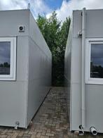 Kantoorunit, Bouw-schaftkeet, Woonunit, 6,20x3,07 / 2 stuks., Ophalen, Gebruikt