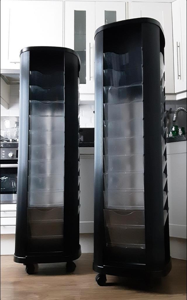 2 stuks Paperflow Mobiele folderhouder Carrousel, Huis en Inrichting, Overige Huis en Inrichting, Zo goed als nieuw, Ophalen