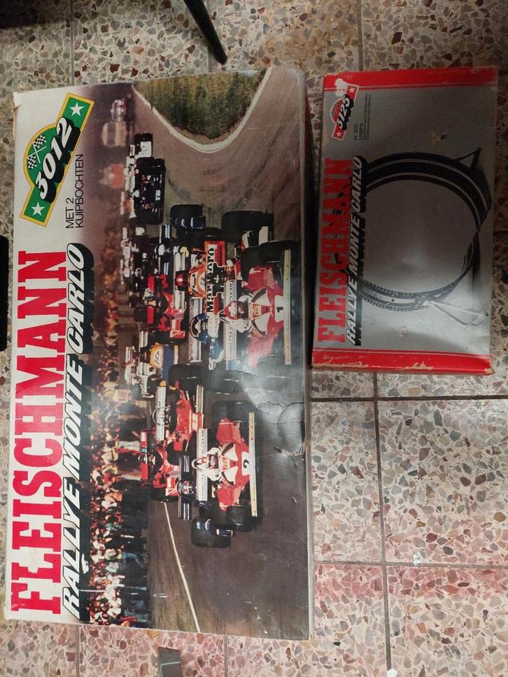 Fleischmann Rallye Monte Carlo Racebaan, Kinderen en Baby's, Speelgoed | Racebanen, Gebruikt, Racebaan, Elektrisch, Fleischmann
