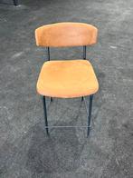 1x cognac barkruk, Huis en Inrichting, Barkrukken, Ophalen, Gebruikt, Met voetsteun, 60 tot 90 cm