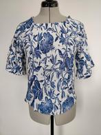 Delfts blauwe top, blouse, Maat 38/40 (M), H&M, Blauw, Ophalen of Verzenden