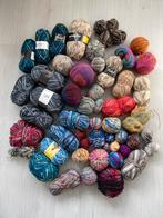 Enorme partij sokkenwol - hobby beëindiging, Hobby en Vrije tijd, Breien en Haken, Ophalen of Verzenden, Zo goed als nieuw, Breien