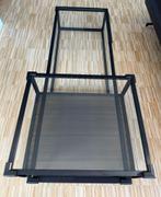 Design Salontafel Spectrum Tangled (160cm) met dienblad, Huis en Inrichting, Ophalen, Gebruikt, 50 tot 100 cm, Glas