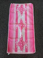 * Mooie roze vintage handdoek, jaren 70, zgan *, Verzenden, Persoonlijke verzorging