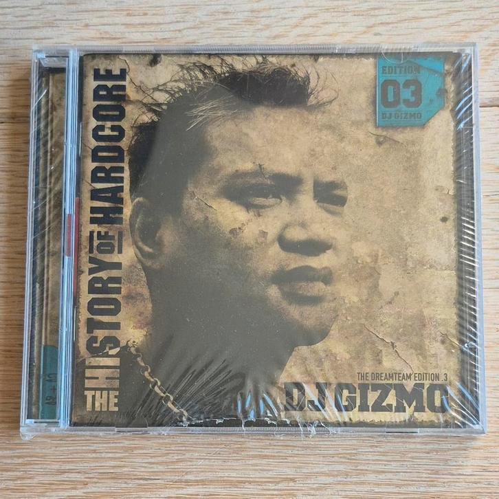 The History Of Hardcore - The Dreamteam edition. Dj Gizmo, Cd's en Dvd's, Cd's | Dance en House, Nieuw in verpakking, Ophalen of Verzenden