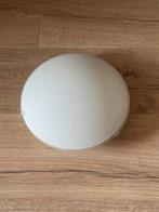 Matglazen plafonniere glas metaal hitte bestendig 60 W, Ophalen of Verzenden, Zo goed als nieuw, Glas, Modern, tijdloos