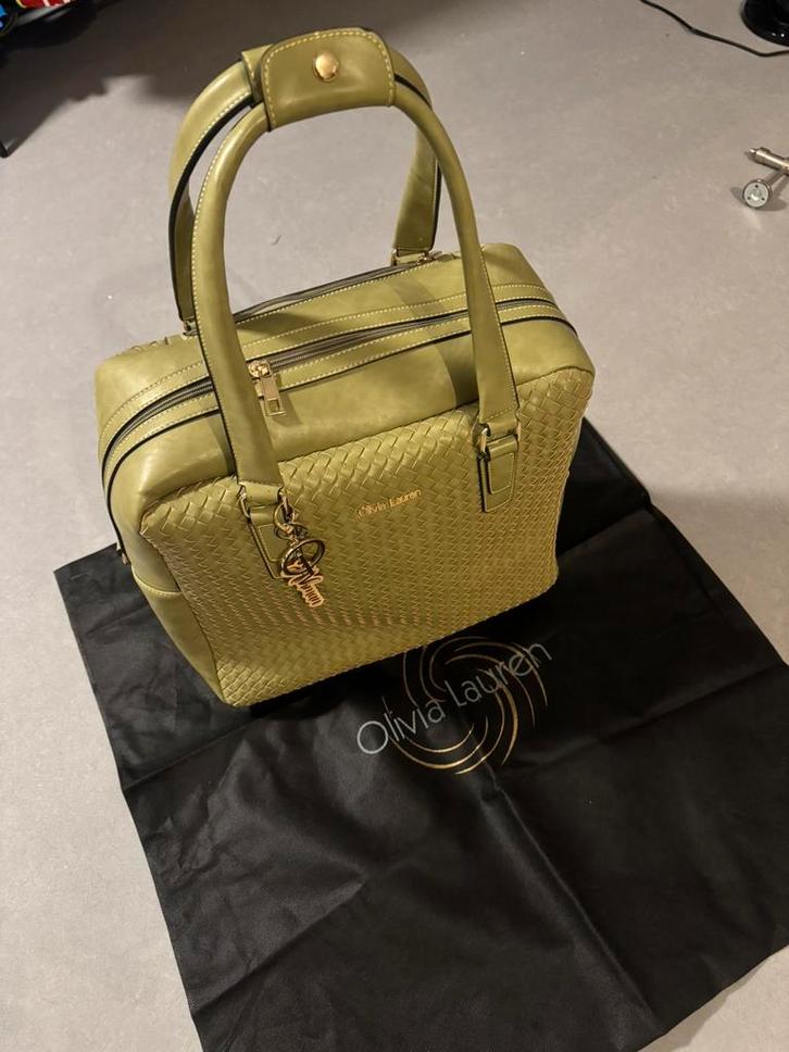 Olivia Lauren Business trolley, Sieraden, Tassen en Uiterlijk, Tassen | Damestassen, Nieuw, Overige typen, Groen, Ophalen
