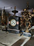 01 Klokken set Klok met 2 Kandelaars, Antiek en Kunst, Ophalen