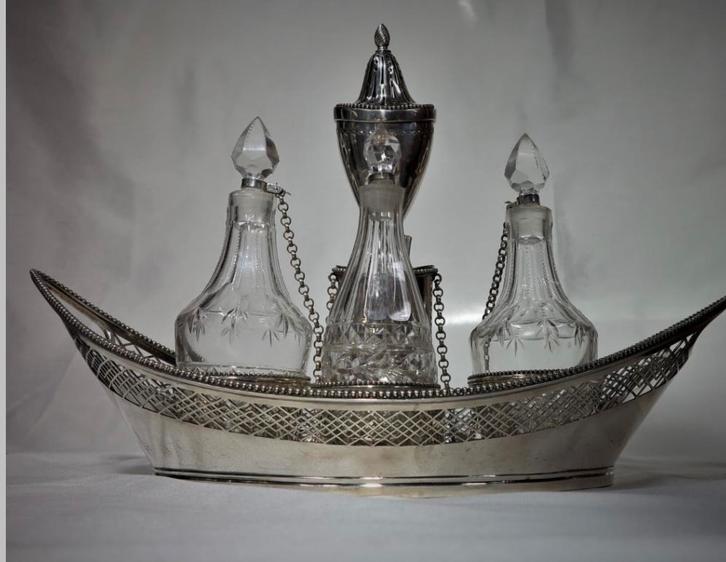 Wouter verschuur 1803 olie azijnstel, Antiek en Kunst, Antiek | Goud en Zilver, Ophalen of Verzenden