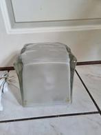 Ikea iviken ice cube lamp jaren 90, Huis en Inrichting, Lampen | Tafellampen, Ophalen of Verzenden, Modern, Minder dan 50 cm, Glas