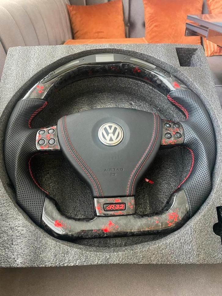 Custom made stuur Golf MK5 met LED, Auto-onderdelen, Interieur en Bekleding, Volkswagen, Nieuw, Ophalen