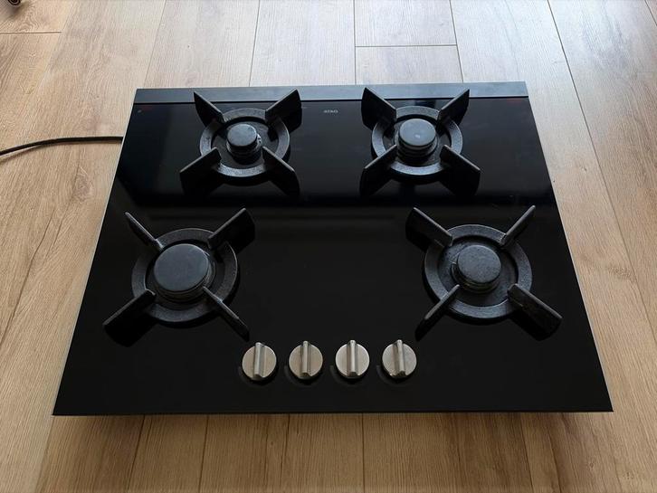 ATAG HG6111MBA1E/A1 Gaskookplaat - 64,5 cm, Witgoed en Apparatuur, Fornuizen, Gebruikt, Inbouw, Gas, 4 kookzones, Minder dan 85 cm