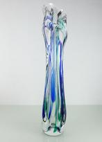 Vintage vaas Max Verboeket, Kristalunie Maastricht., Antiek en Kunst, Antiek | Glas en Kristal, Ophalen of Verzenden
