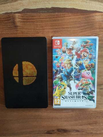 Super Smash bros Ultimate + Steelbook