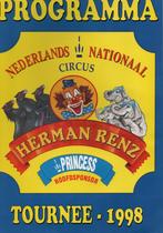 Nederlands Nat. Circus Herman Renz. Programmaboek 1998, Verzenden, Nieuw