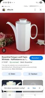 Koffiepot Rosenthal studio-line nieuw, Overige typen, Nieuw, Ophalen of Verzenden, Effen