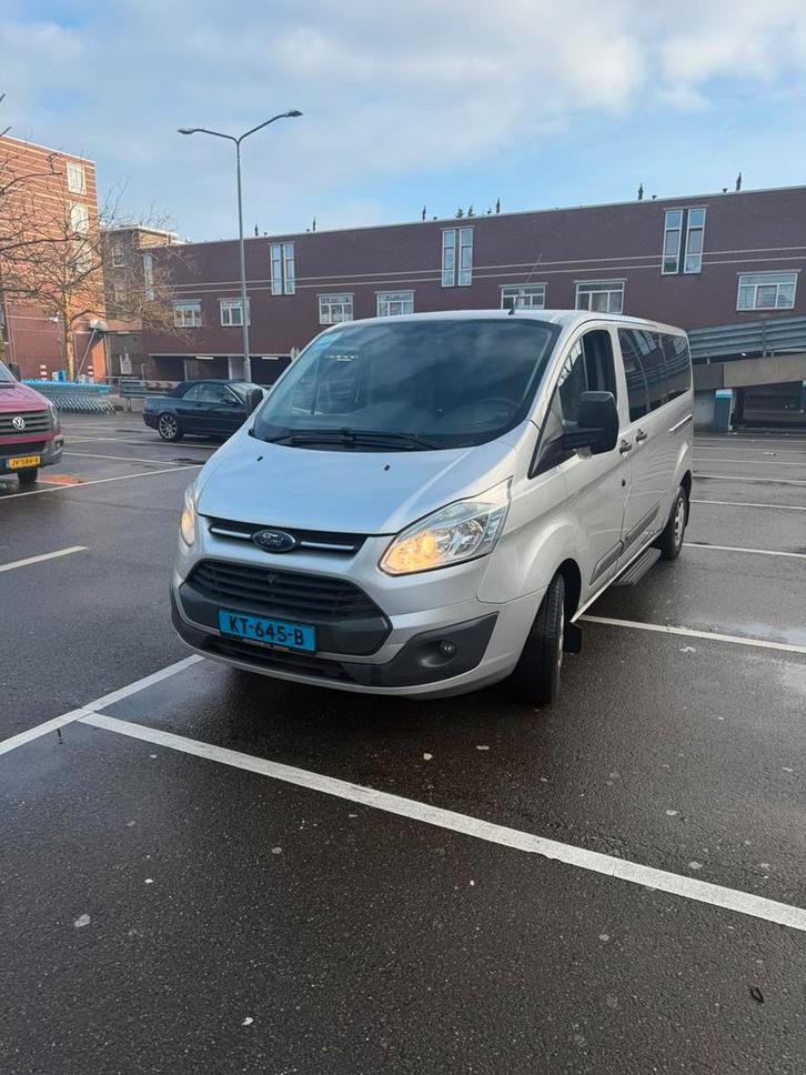 Ford Transit 2.2 D 92KW custom 2015 Grijs, Auto's, Ford, Particulier, Transit, Diesel, A, Overige carrosserieën, Handgeschakeld
