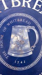 Om 1940-1950 Emaille Dienblad Bord Bier Brouwerij WHITBREAD, Ophalen of Verzenden