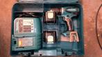 Zgan Makita schroef boor machine + koffer lader en 2 accu's, Ophalen of Verzenden, Zo goed als nieuw, Boor- en Schroefmachine