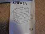 plantenbak Ikea Socker wit plantenbakjes, Minder dan 30 cm, Binnen, Minder dan 60 cm, Ophalen of Verzenden