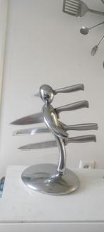 Messen set, Ophalen, Gebruikt, Rvs of Chroom