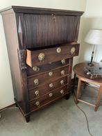 Antiek secretaire met messing leeuwenkoppen, Ophalen