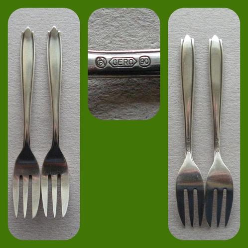 2 x Gero. Vorkje model: 669        (Verzendkosten nl € 2,40), Antiek en Kunst, Antiek | Bestek, Verzenden